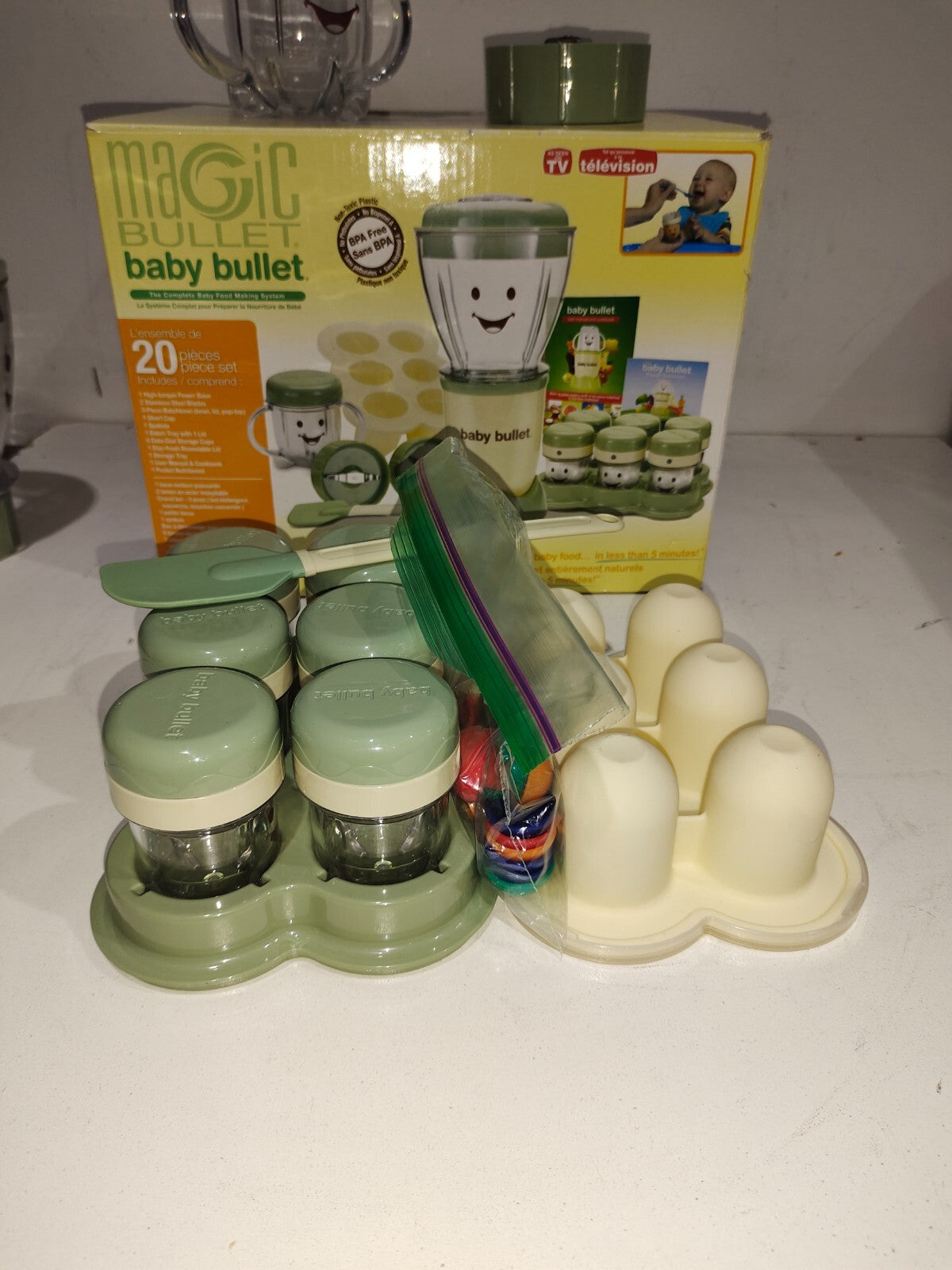 Magic Bullet Baby Bullet Baby Food Maker Kitchen Blender Set Bundle