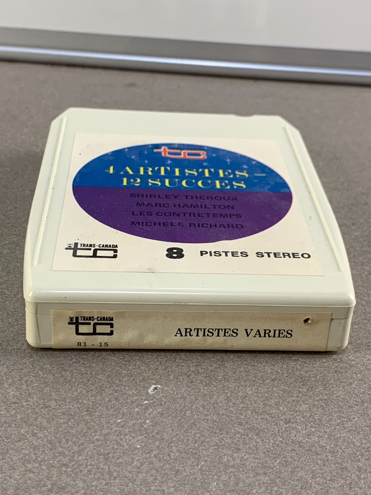 4 Artistes - 12 Succes, 8-Track Cartridge