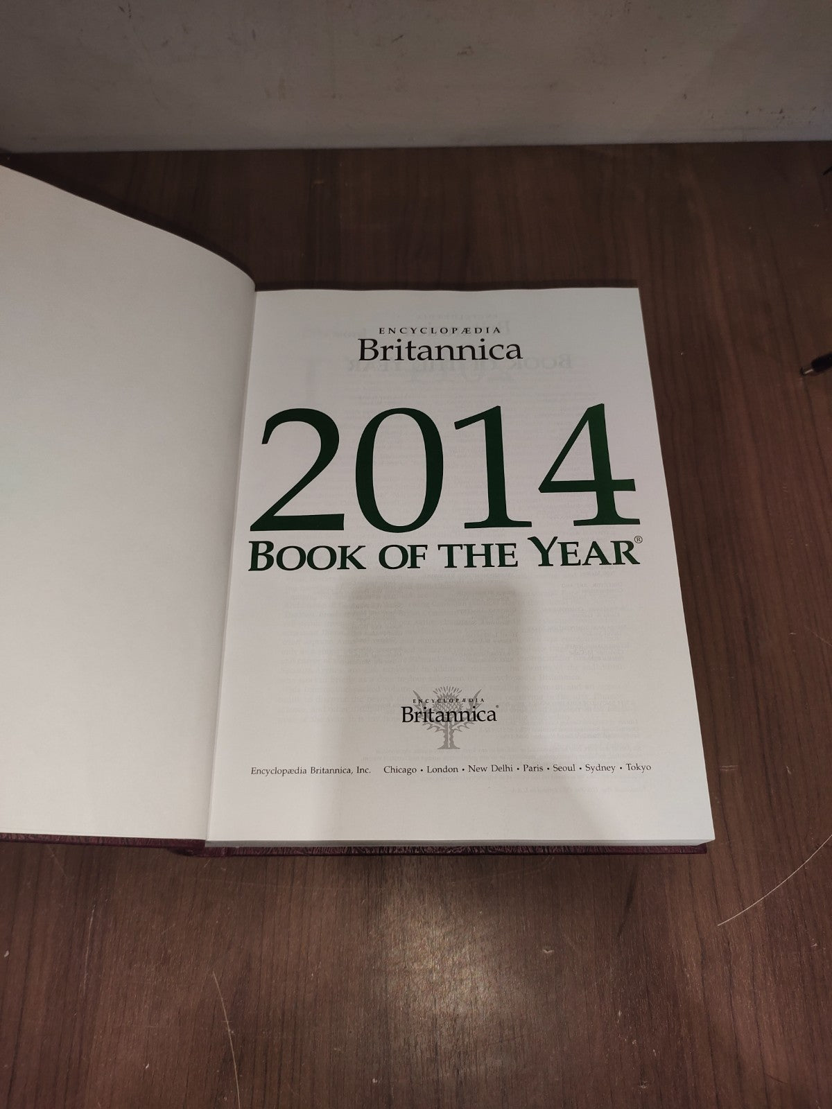 Encyclopedia Britannica Book Year - Set of 3 (2012-2013-2014)