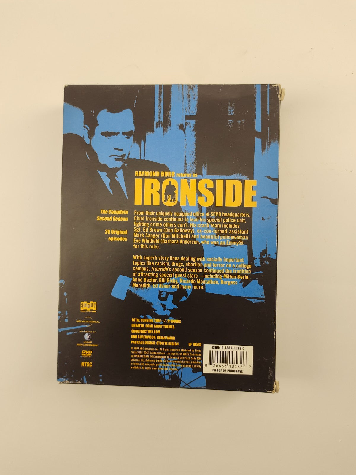 IRONSIDE COMPLETE SEASON 2 DVD Set