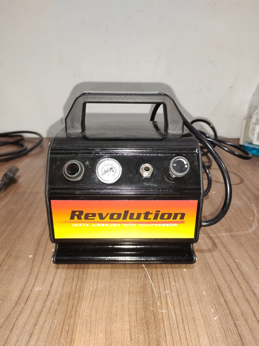 Revolution IWATA Airbrush With Compressor