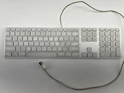 Apple A1243 - Wired Mac QWERTY - USB Keyboard w/ Numeric Keypad