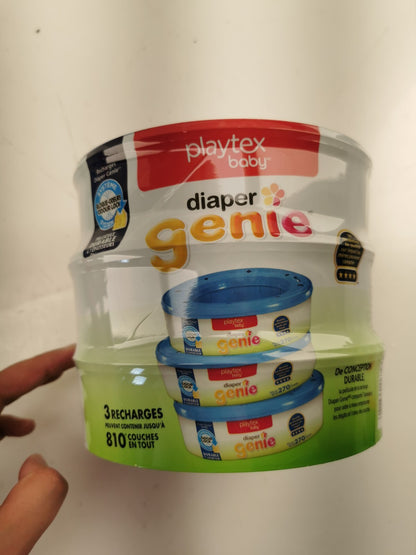 Brand NEW & Sealed • Playtex Baby "Diaper Genie" Refill Bags • 810 Diapers