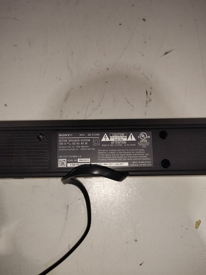 Sony Sound Bar Black SA-CT290 Bluetooth Optical HDMI USB