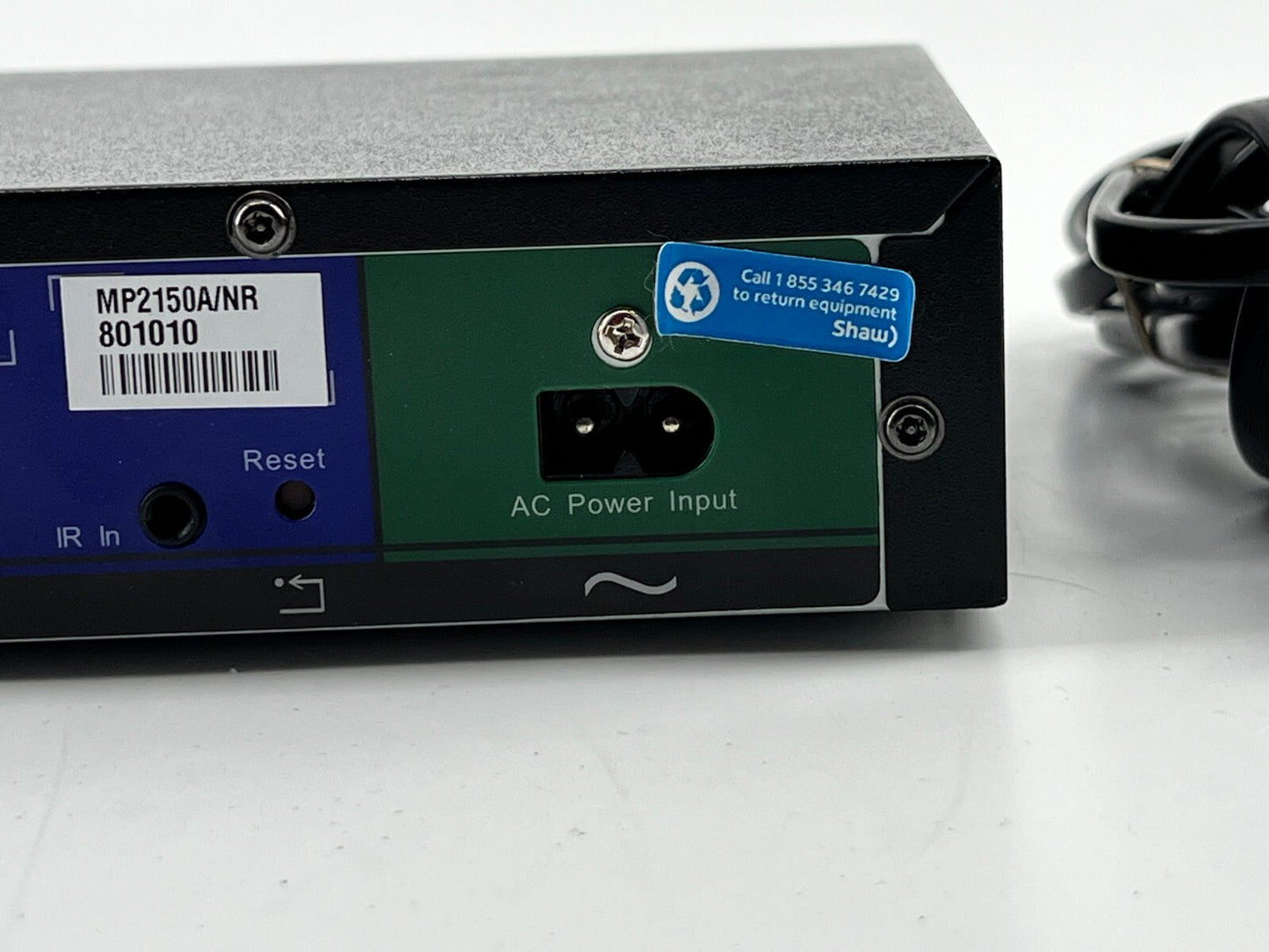 ARRIS MP2150A/NR Shaw Digital Cable Box + power cord (No Remote)