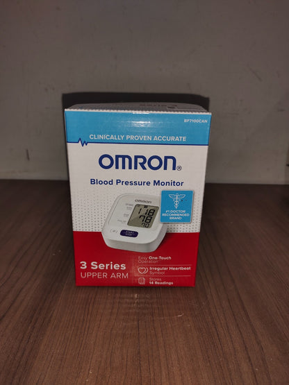 OMRON 3 Series Upper Arm Blood Pressure Monitor - BP7100CAN