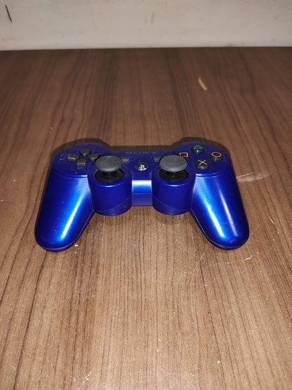 Sony Playstation 3 PS3 Blue DualShock 3 Controller CECHZC2U - Blue