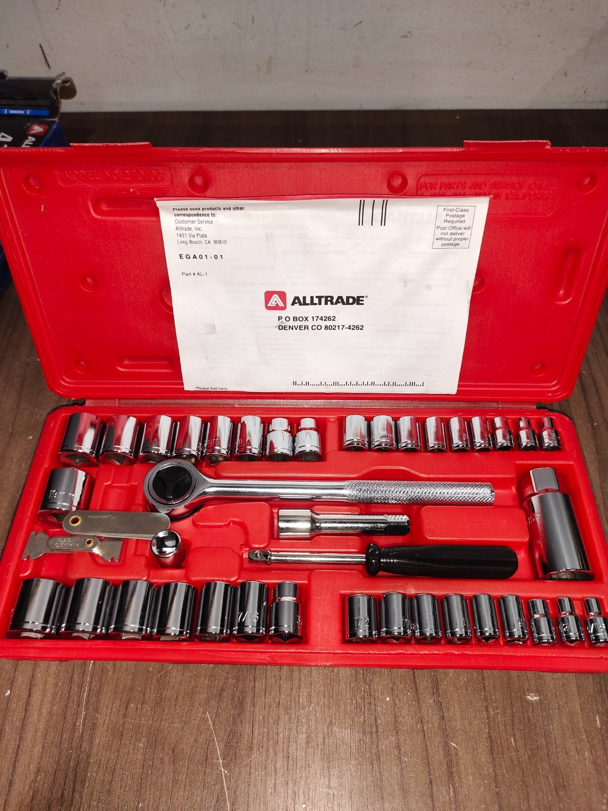 AllTrade 43 Pieces - Sae And Metric Socket Set