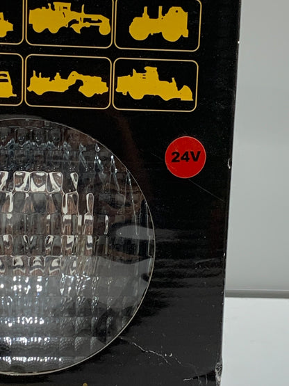 HALOGEN WORK LIGHT, SQ, FLOOD, 24 V DC, CLEAR/BLACK, 6 X 7 X 4 1/4 IN, GLASS/etc