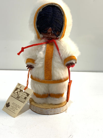 Vintage Alaska Doll Eskimo Girl Fur Parka