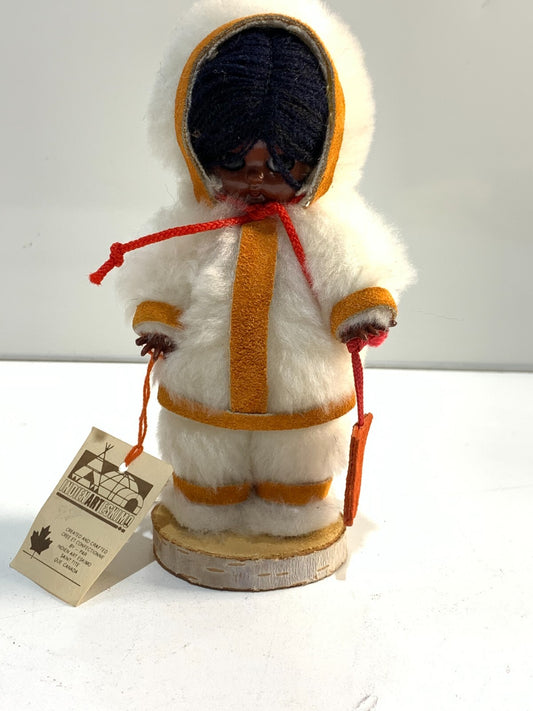Vintage Alaska Doll Eskimo Girl Fur Parka