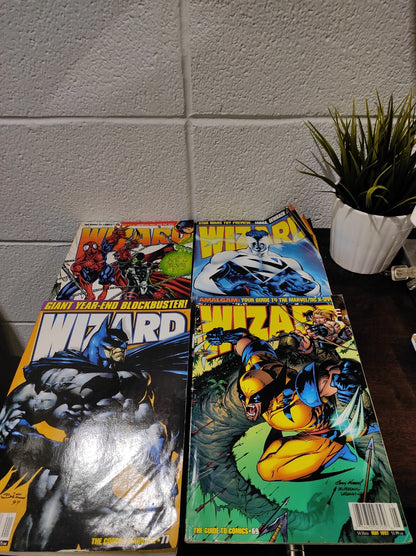 Wizard: The Guide to Comics Collection (Set of 4 Issues)