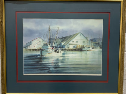 "Steveston Harbour" Painting by Harry Heine, 22/350
