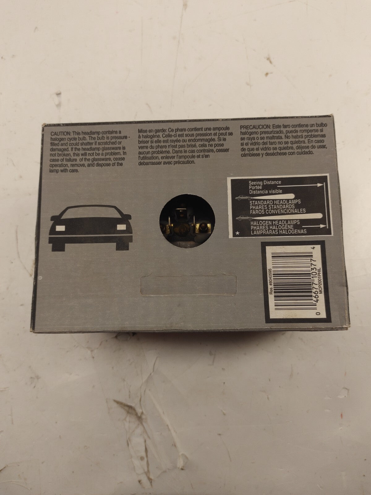 Philips H6054 Longer Life Halogen Rectangular Sealed Beam Headlight System