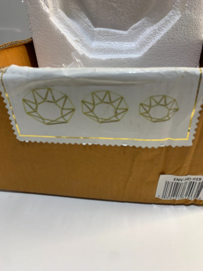 Envogue Home Set of 3 Dots & Dashes Ceramic Trinket Trays 3.5" Diameter