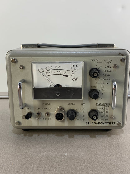 Vintage ATLAS-ECHOTEST Depth Sounder / Frequency Meter