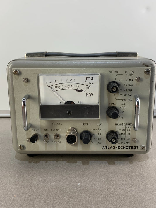 Vintage ATLAS-ECHOTEST Depth Sounder / Frequency Meter