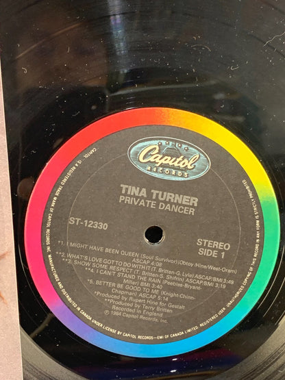 Tina Turner – Private Dancer (1983) Vinyl LP Capitol ST-12330