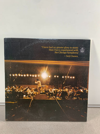 1970 SEIJI OZAWA +Chicago Symphony Bartok& Kodaly G/F LP Angel SFO 36035