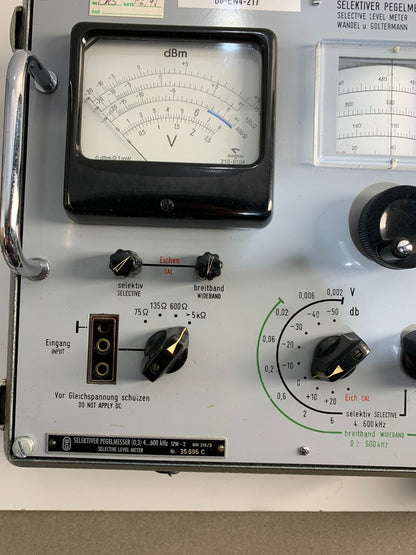 Wandel & Goltermann SPM-2 / SPM2 Selective Level Meter
