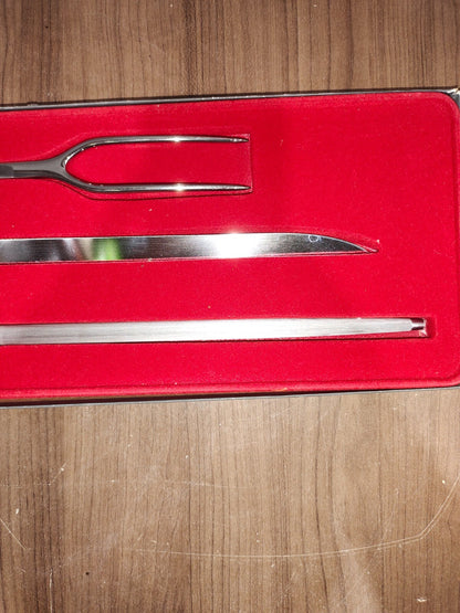 Set of Vintage Gerber Legendary Blades Carving Knife Set - Ron Snickersnee