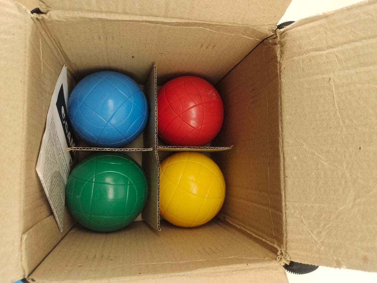 Bocce Ball Set with Plastic Carrying Case Sportcraft Gamelife Complete Beach