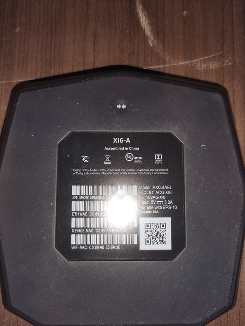 XFINITY Xi6-A Model AX061AEI 4K Streaming TV Box – Rebound Centre