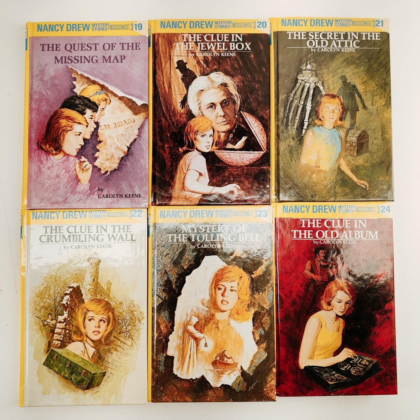 Nancy Drew by Carolyn Keene Volumes 19-24 HC Books 2003-2004 Printing