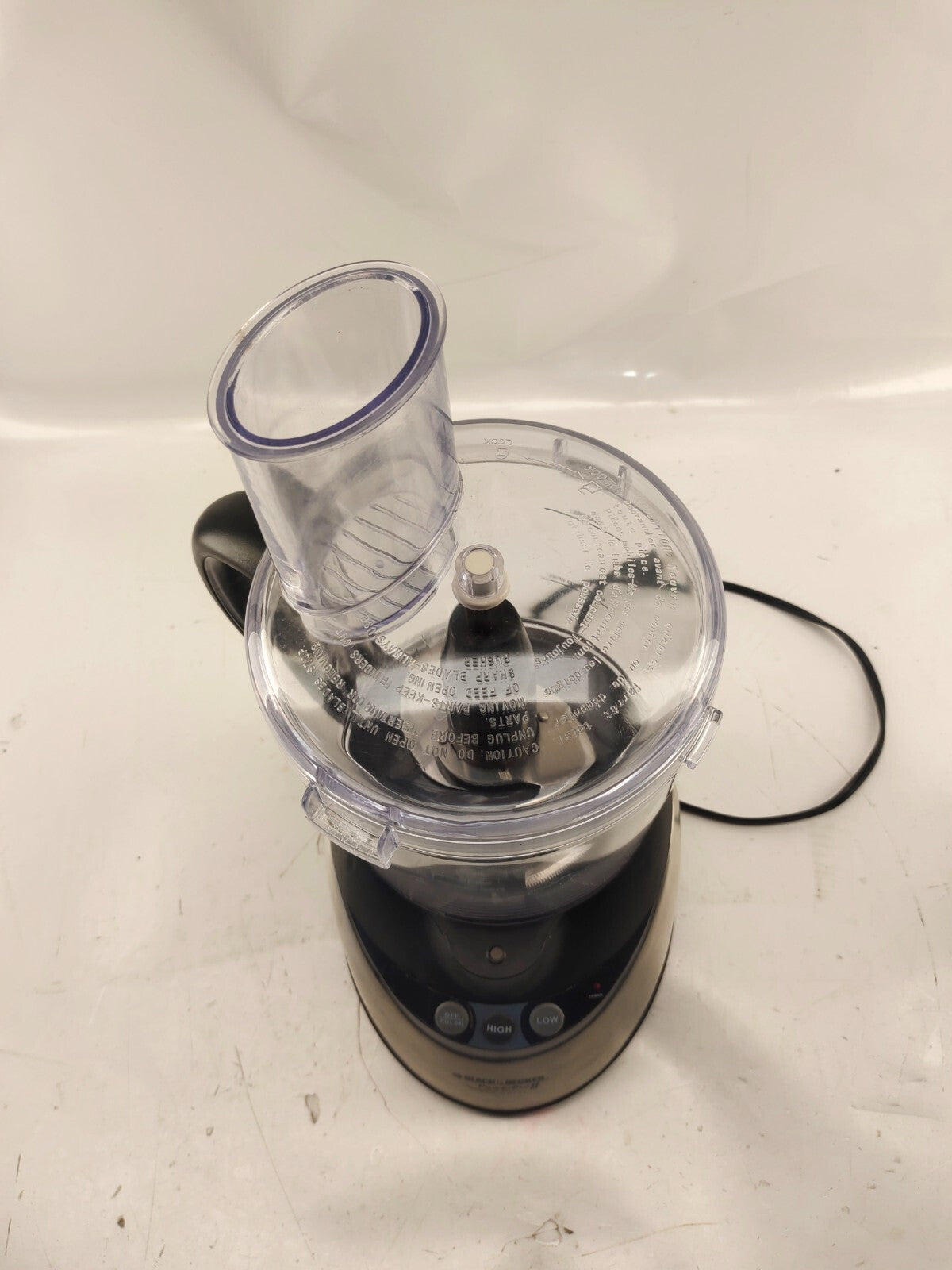 BLACK & DECKER POWERPRO II SILVER FOOD PROCESSOR FP1510 400W 10 CUP CAPACITY