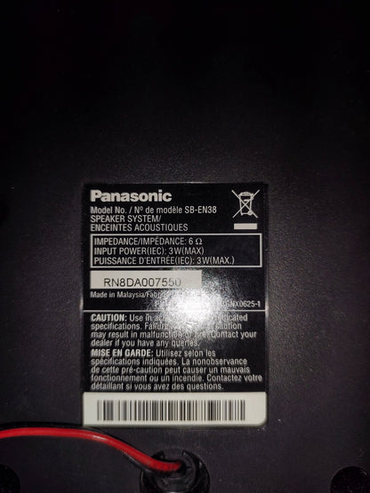 Panasonic Speakers SB-EN38 - Black