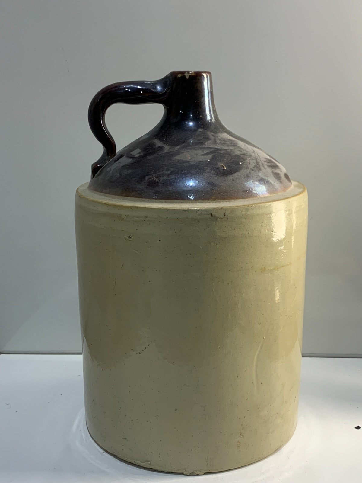 Vintage Stoneware Western Stoneware Whiskey Crock Jug