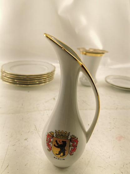 Bavaria Germany Plates & Creamer.