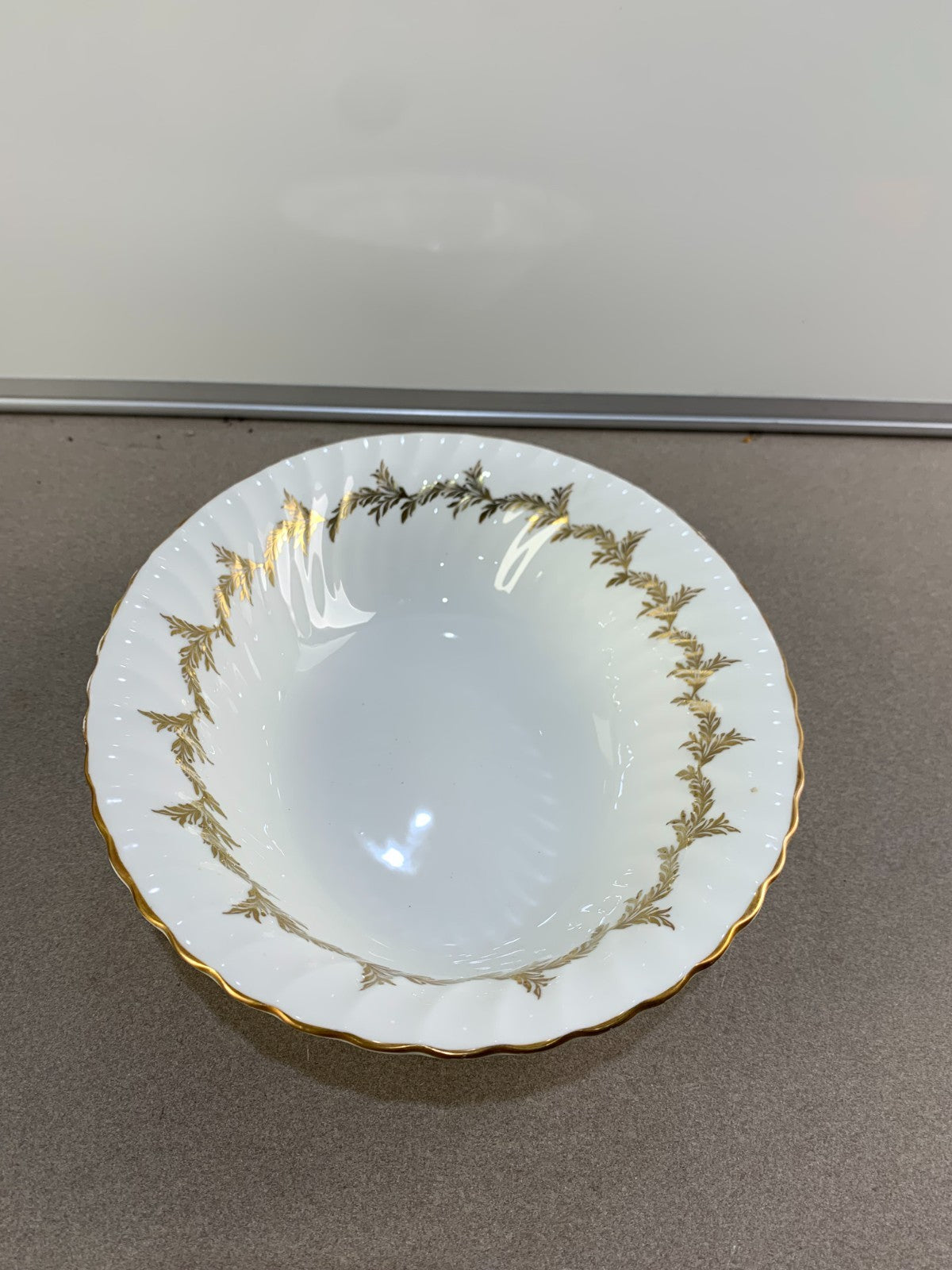 Foley Golden Regency Oval Serving Bowl Bone China England