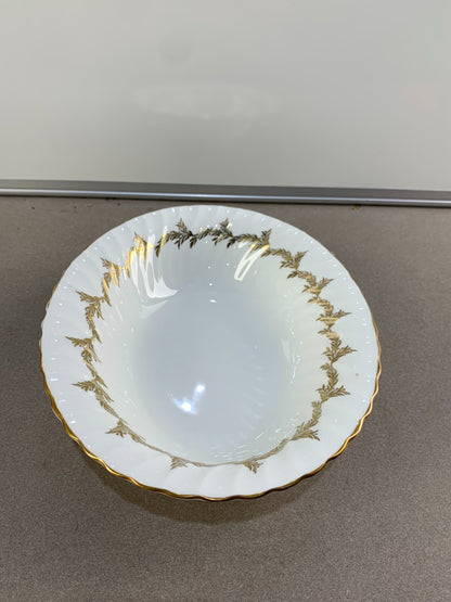 Foley Golden Regency Oval Serving Bowl Bone China England