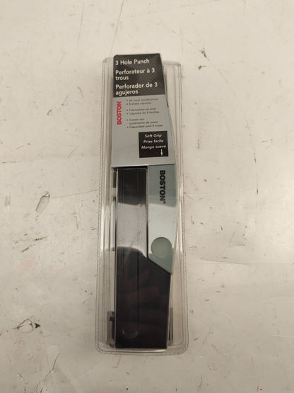 Boston 3 Hole Punch - Soft Grip