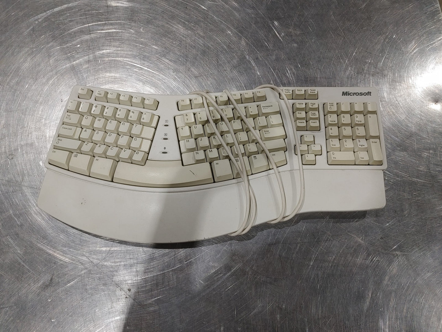 Microsoft Natural Keyboard Elite Ergonomic Keyboard White - Fair
