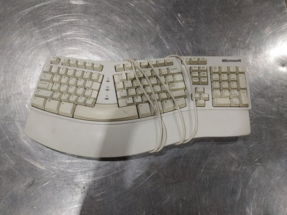 Microsoft Natural Keyboard Elite Ergonomic Keyboard White - Fair