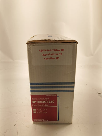 Toner cartridge HP 4250/4350, Replacement for HP Q5942A, Q5942X