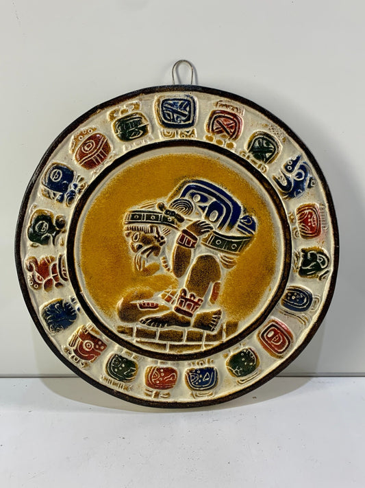 Aztec Clay Calendar Mexican Crafts Z707