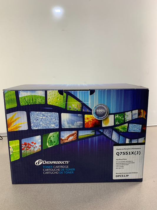 Dataproducts Q7551X(J) Toner Cartridge - Alternative for HP, Troy - Black