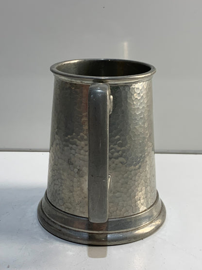 English Sheffield pewter beer mug