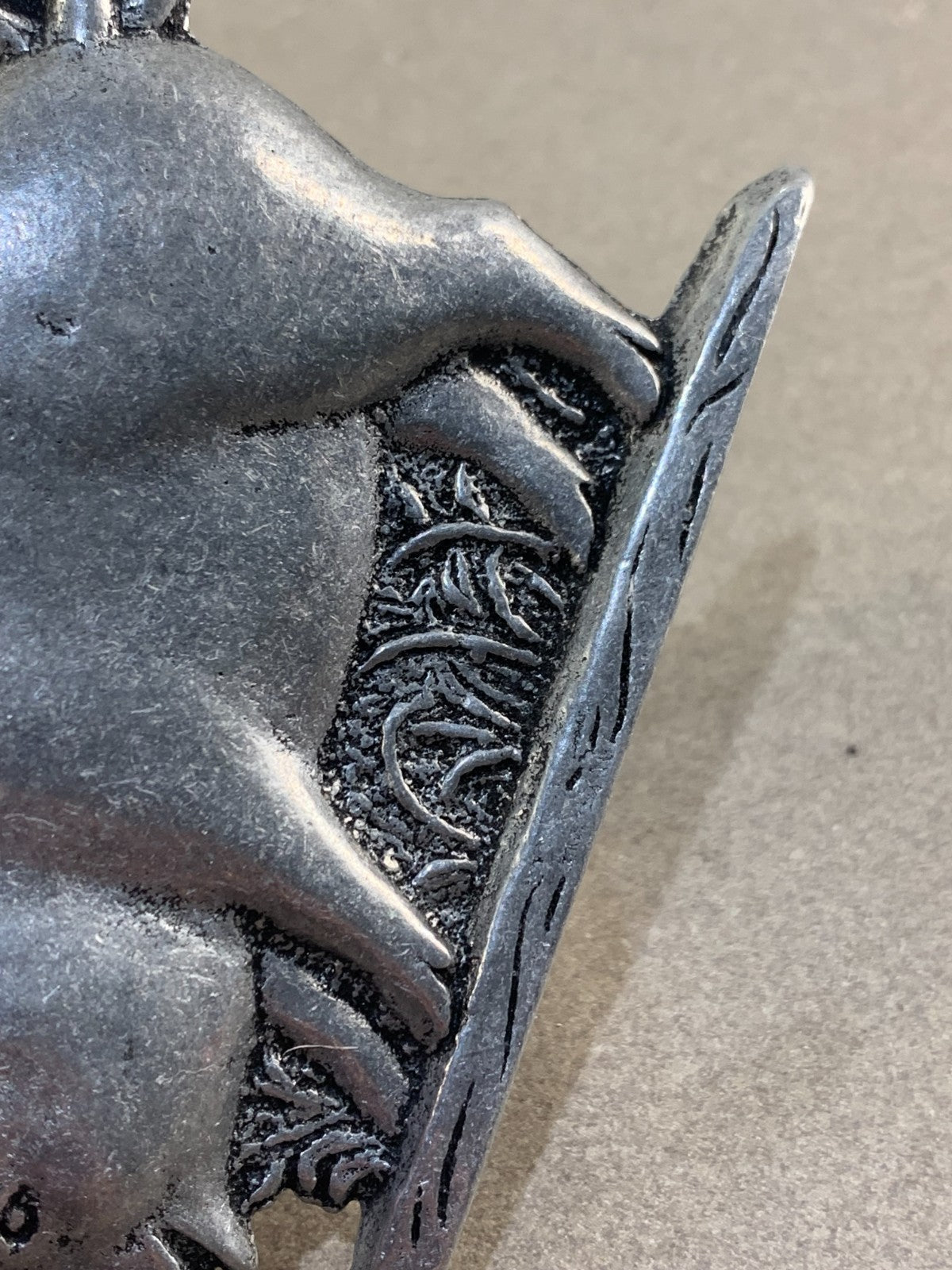 Vintage Aluminum Pig - Candle Holder