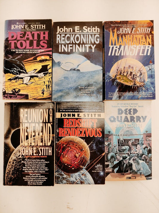 John E. Stith Lot of 6 PB Books Vintage 1980s-1990s