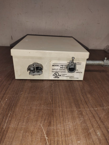 Atrix Power Supply, 18 Channels, 12V DC, 10A, Model: PB10A18D1
