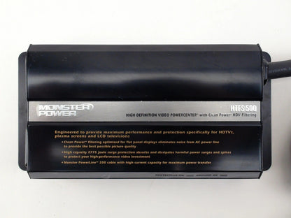 MONSTER POWER HTFS500 video power center / surge protector