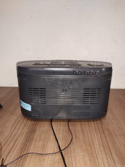SONY Dream Machine Model ICF-CS650 Am/Fm Radio, Clock, Cassette Player