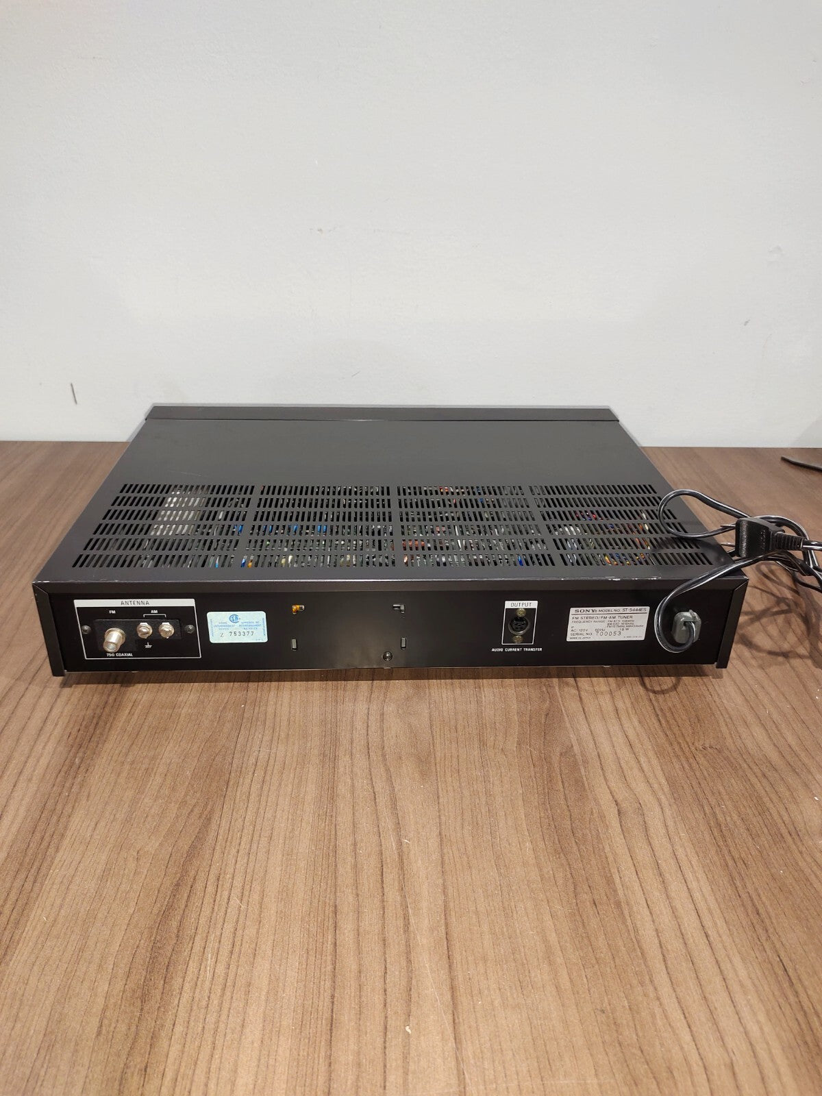 Sony ST-S444ESII Wave Optimizer FM/AM Stereo Tuner Direct Comparator