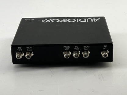 Audiovox AVCC-100 Audio Video TV VCR AUX ANTENNA 6 Mode Connection Switching Box