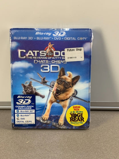 Cats Dogs: The Revenge of Kitty Galore (Blu-ray Disc, 2010, Canadian 3D)