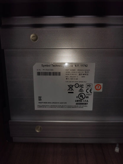 Symbol CRD9101-4001CR 4-Slot Charge Cradle for MC9090/MC9190/MC92N0